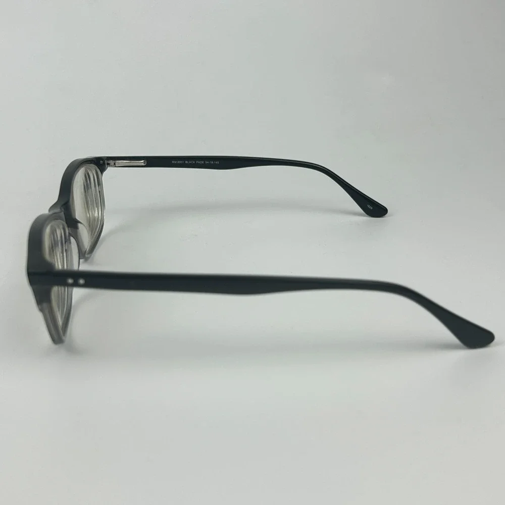 Robert Mitchel RM 8001 Mens Eyeglasses Frame Black Fade Full Rim 54-18-145 mm